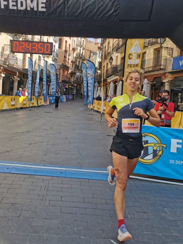 June Villarroel del equipo de competición de la FMM, lidera la clasificación acumulada de la categoría Promesa Femenina de la Copa de España (Foto cortesía PROTEC)
