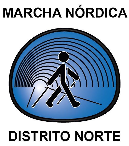 logo del club de Marcha Nordica Distrito Norte