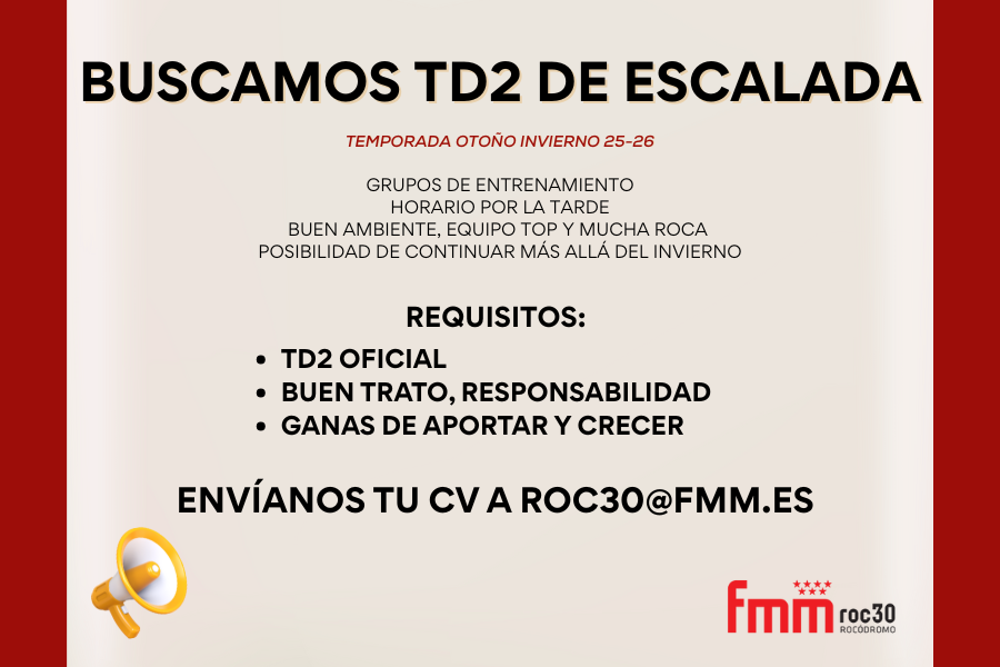 BUSCAMOS-_900-x-600-px_ Roc 30 busca técnico de escalada