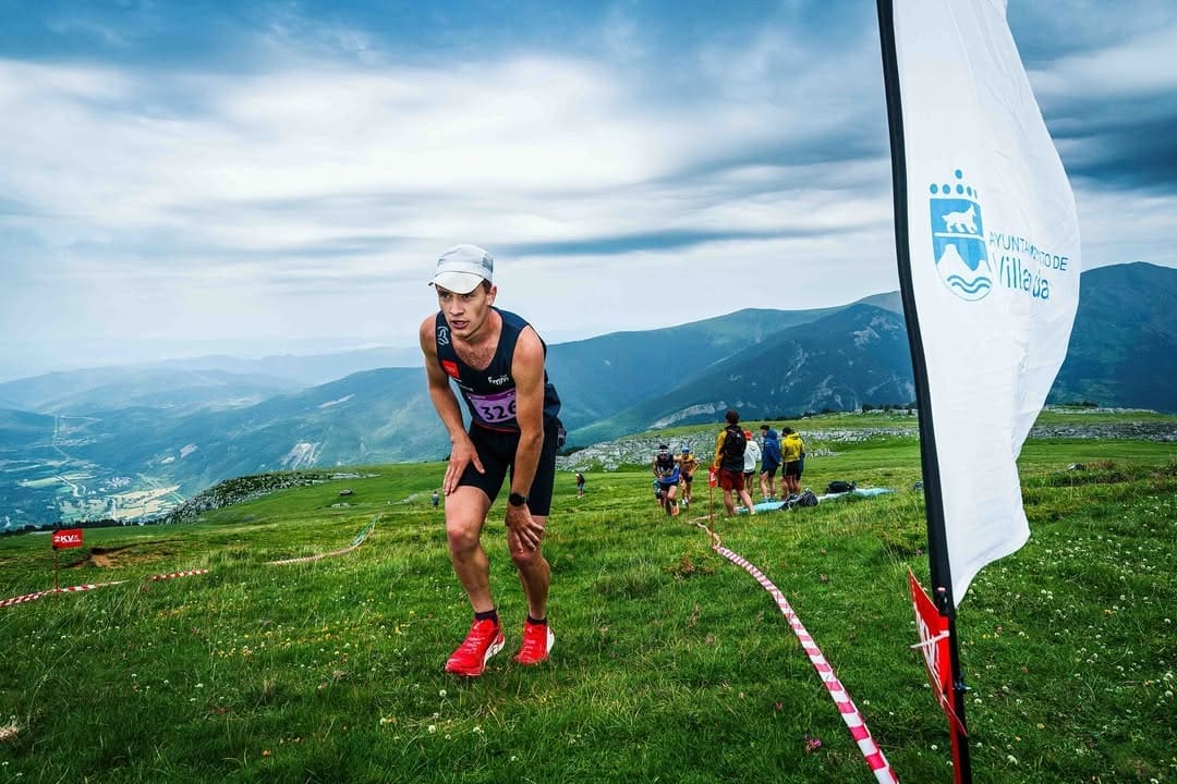 Fabian Venero campeones de España de Kilómetro Vertical.